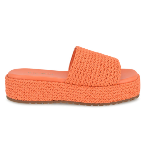 NINEWEST Keziah Flatform Slide Sandals