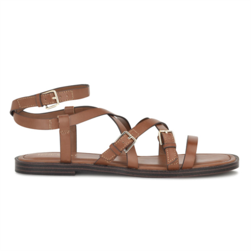 NINEWEST Rulen Flat Strappy Sandals