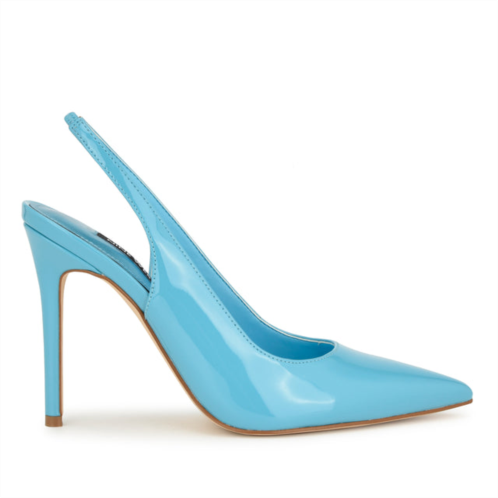 NINEWEST Feather Pointy Toe Slingback Pumps