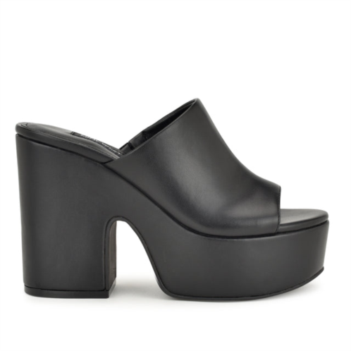 NINEWEST Olley Platform Slide Sandals