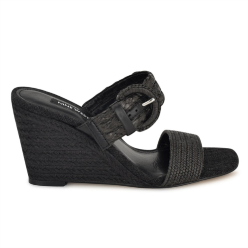 NINEWEST Novalie Slip-on Wedge Sandals