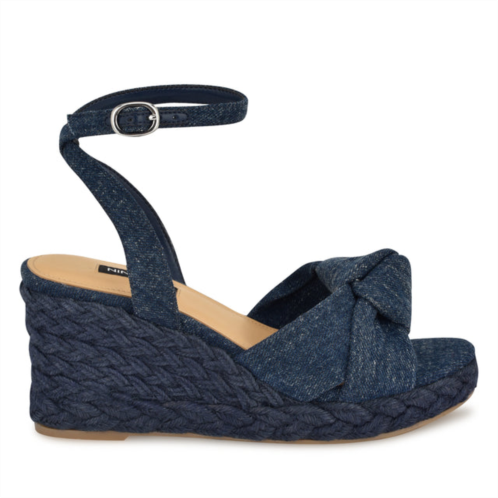 NINEWEST Dotime Espadrille Wedge Sandals