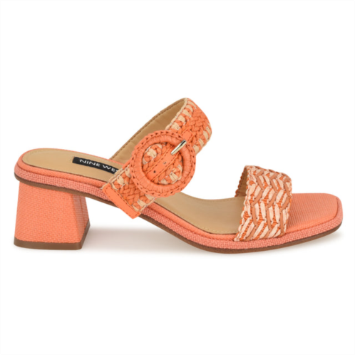 NINEWEST Emerey Woven Slide Sandals