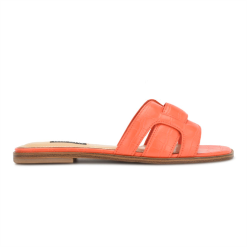 NINEWEST Germani Flat Slide Sandals