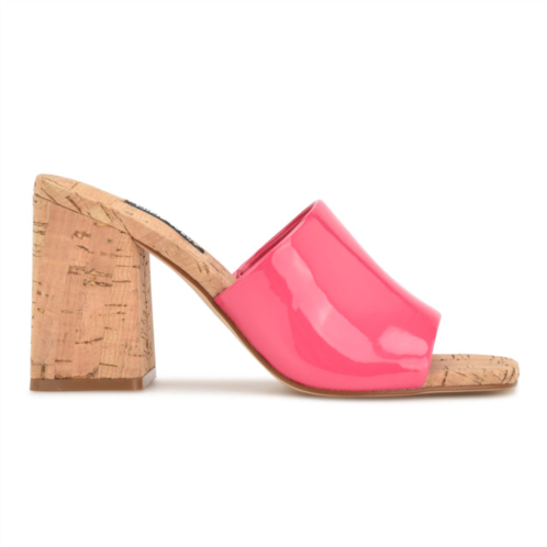 NINEWEST Teice Heeled Slide Sandals