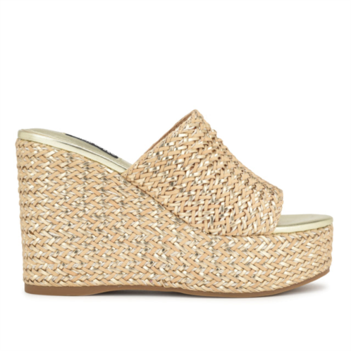 NINEWEST Everie Espadrille Wedge Sandals