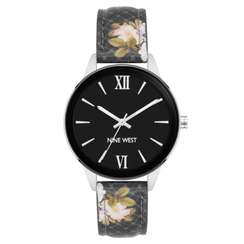 NINEWEST Floral Patterned Strap Watch