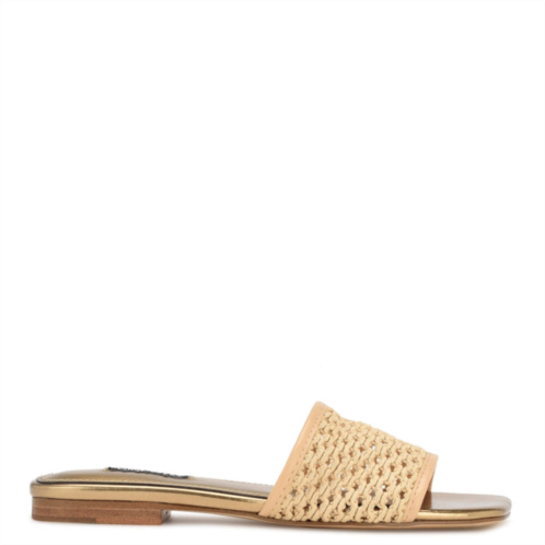 NINEWEST Mends Woven Flat Sandals