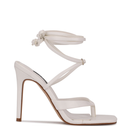 NINEWEST Terrie Ankle Wrap Heeled Sandals