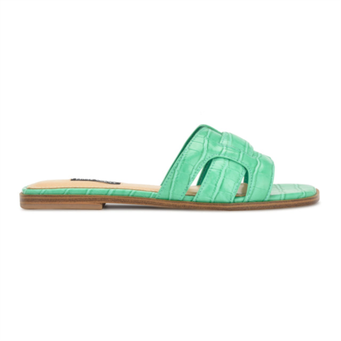 NINEWEST Germani Flat Slide Sandals