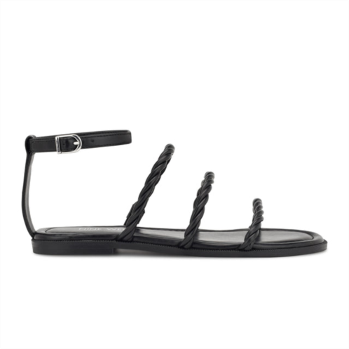 NINEWEST Ipster Ankle Strap Flat Sandals