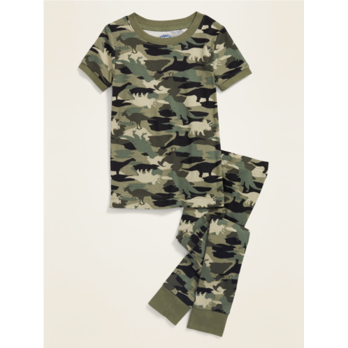 Oldnavy Unisex Camo-Dino Pajama Set for Toddler & Baby