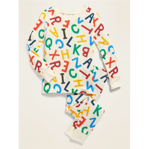 Oldnavy Unisex Alphabet Pajama Set for Toddler & Baby