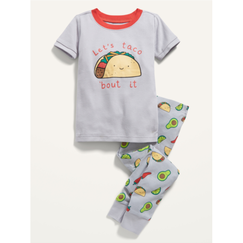 Oldnavy Unisex Lets Taco Bout It Pajama Set for Toddler & Baby