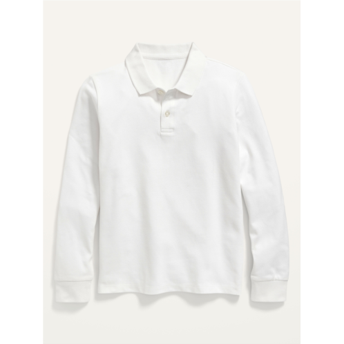 Oldnavy School Uniform Long-Sleeve Polo Shirt for Boys Hot Deal