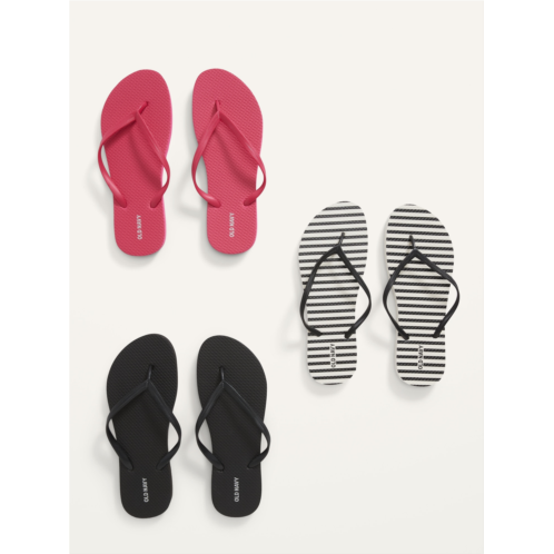 Oldnavy Flip-Flop Sandals 3-Pack (Partially Plant-Based) Hot Deal