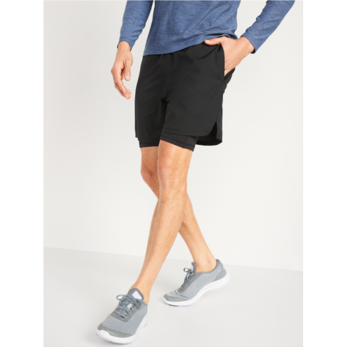 Oldnavy Go 2-in-1 Workout Shorts + Base Layer -- 7-inch inseam