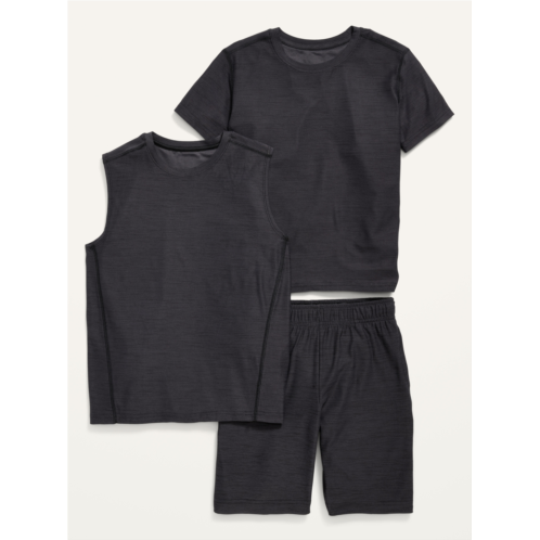 Oldnavy Breathe ON T-Shirt, Tank Top & Shorts 3-Pack for Boys