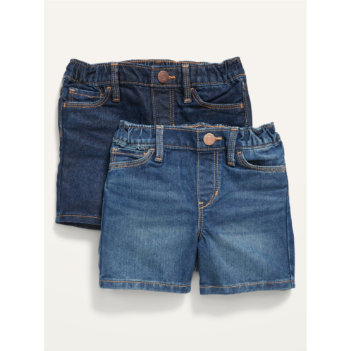 Oldnavy Unisex Pull-On Jean Shorts 2-Pack for Toddler Hot Deal
