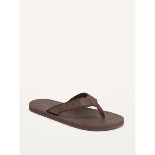 Oldnavy Faux-Leather Flip-Flop Sandals