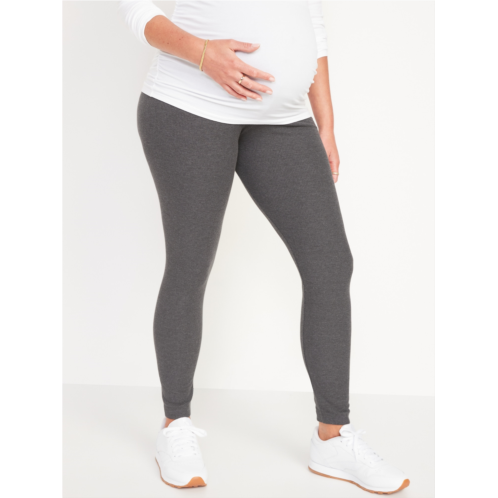 Oldnavy Maternity Full-Panel Rib-Knit Leggings Hot Deal
