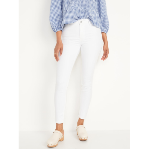 Oldnavy High-Waisted Wow Super-Skinny White Ankle Jeans