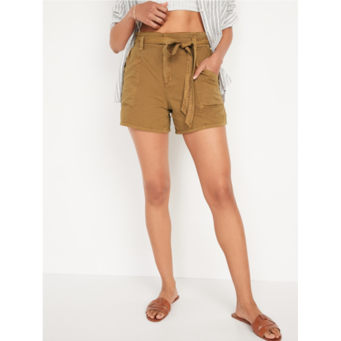 Oldnavy High-Waisted Twill Workwear Shorts -- 4.5-inch inseam