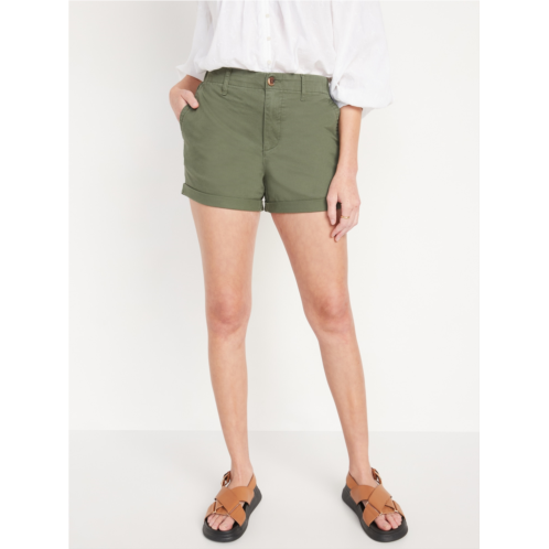 Oldnavy High-Waisted OGC Pull-On Chino Shorts -- 3.5-inch inseam