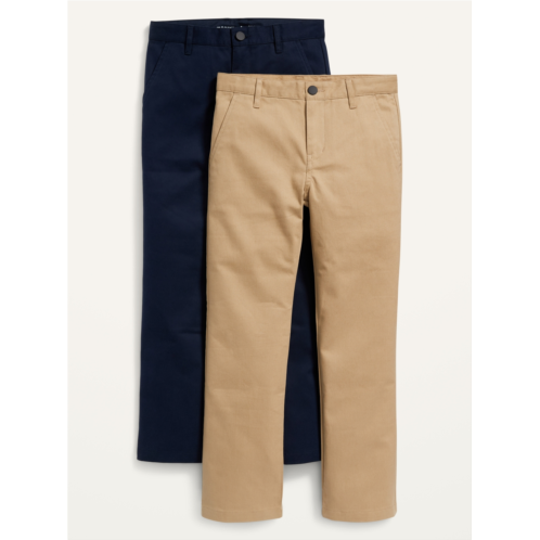 Oldnavy Uniform Straight Leg Pants for Boys 2-Pack Hot Deal