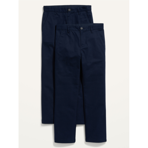 Oldnavy Uniform Straight Leg Pants for Boys 2-Pack Hot Deal