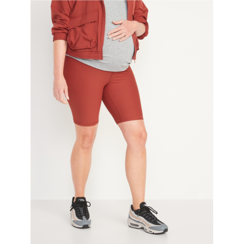 Oldnavy Maternity Full Panel PowerSoft Biker Shorts -- 8-inch inseam