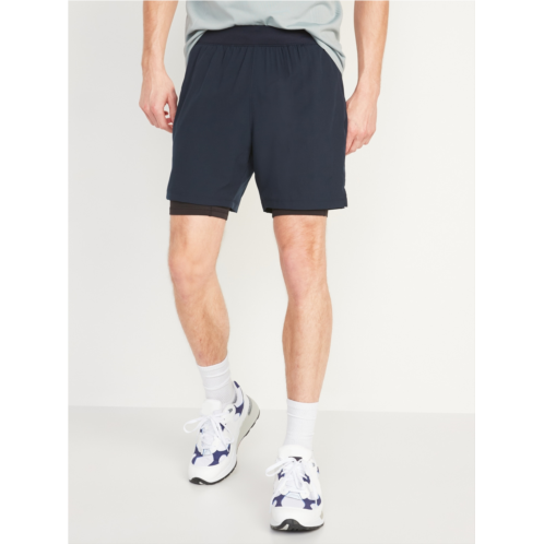 Oldnavy Go 2-in-1 Workout Shorts + Base Layer -- 7-inch inseam