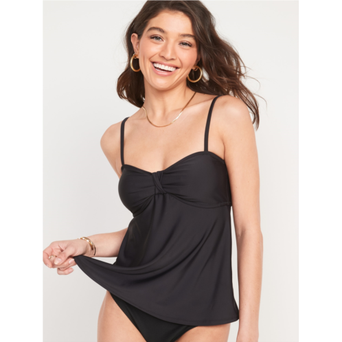 Oldnavy Knotted A-Line Tankini Swim Top