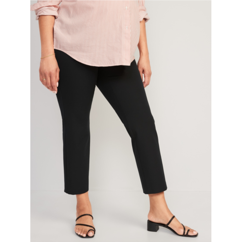 Oldnavy Maternity Side-Panel Pixie Straight Ankle Pants Hot Deal