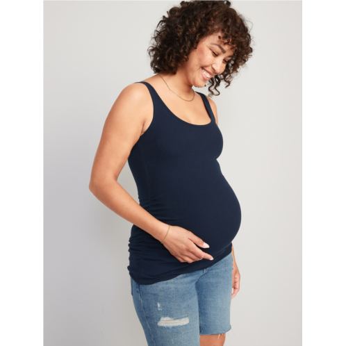 Oldnavy Maternity First-Layer Rib-Knit Side-Shirred Tank Top