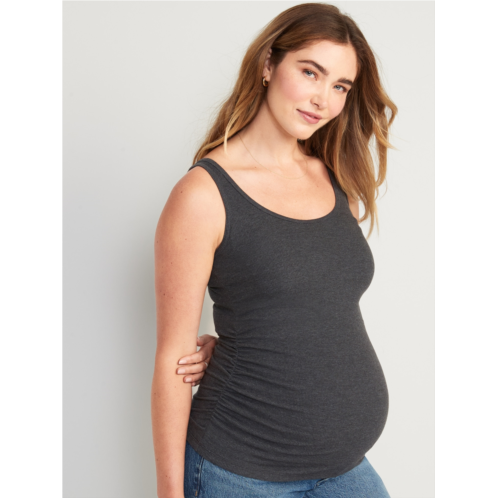 Oldnavy Maternity First-Layer Rib-Knit Side-Shirred Tank Top Hot Deal