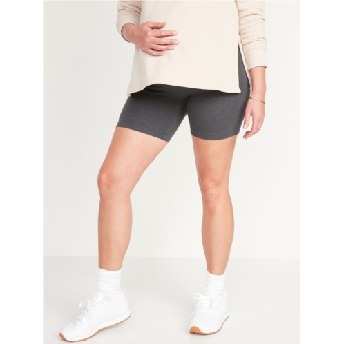 Oldnavy Maternity Full-Panel Biker Shorts 2-Pack -- 6-inch inseam