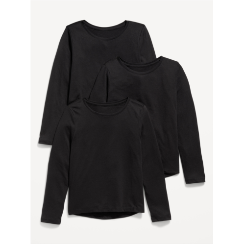 Oldnavy Softest Long-Sleeve Scoop-Neck T-Shirt 3-Pack for Girls