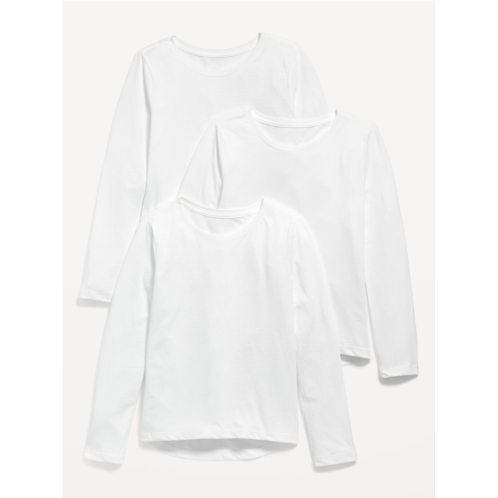 Oldnavy Softest Long-Sleeve Scoop-Neck T-Shirt 3-Pack for Girls