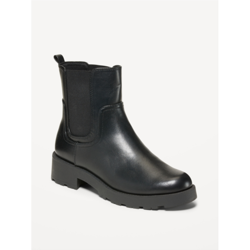Oldnavy Faux-Leather Chelsea Boots
