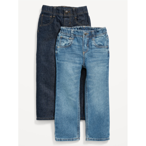 Oldnavy Unisex Wow Straight Pull-On Jeans 2-Pack for Toddler