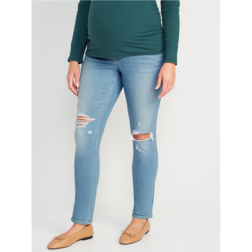 Oldnavy Maternity Rollover-Panel Skinny 360° Stretch Jeans Hot Deal