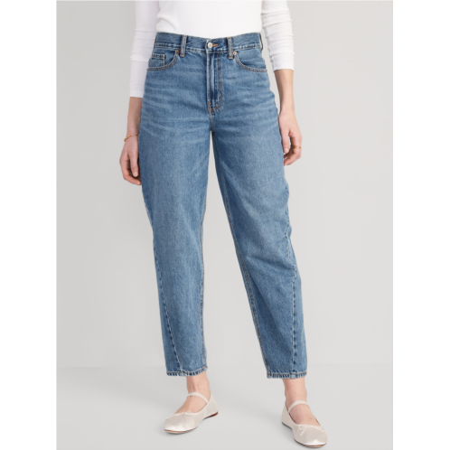 Oldnavy Extra High-Waisted Non-Stretch Balloon Ankle Jeans