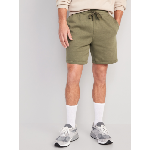 Oldnavy Garment-Washed Fleece Sweat Shorts -- 7-inch inseam