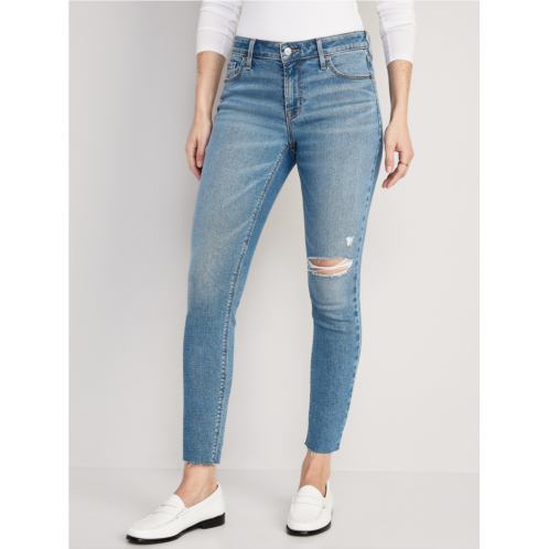 Oldnavy Mid-Rise Rockstar Super-Skinny Ankle Jeans Hot Deal