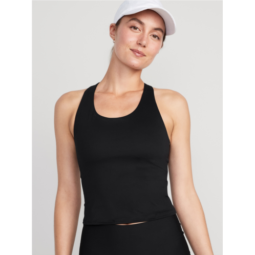 Oldnavy PowerSoft Cropped Racerback Tank Top