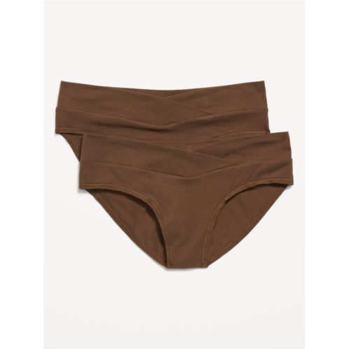 Oldnavy Maternity Low-Rise Bikini Underwear 2-Pack Hot Deal