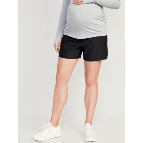 Oldnavy Maternity Rollover-Waist PowerSoft Shorts -- 5-inch inseam