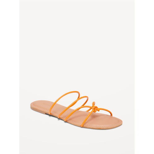 Oldnavy Faux-Leather Strappy Knotted Sandals