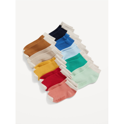 Oldnavy Unisex 10-Pack Ankle Socks for Toddler & Baby